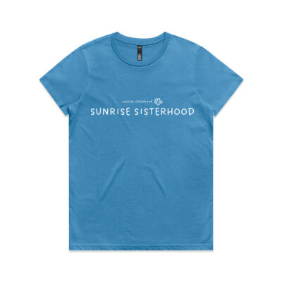 Sunrise Sisterhood Maple T-Shirt w. Quote Thumbnail